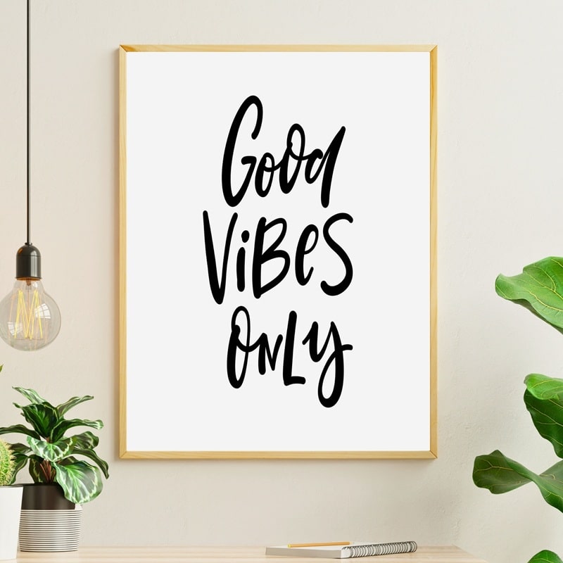 Plakat Good Vibes Only - Plakater