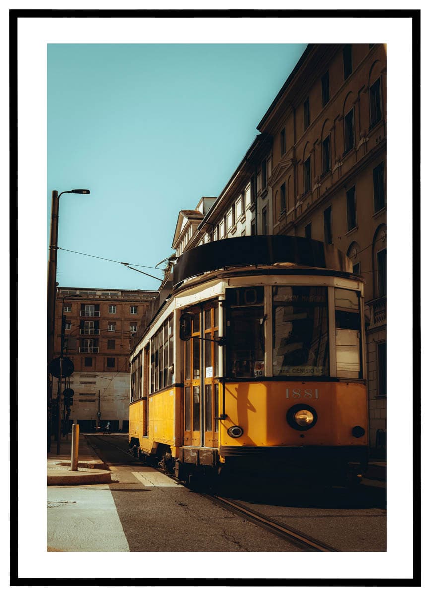 Plakat Gul Sporvogn - Plakater