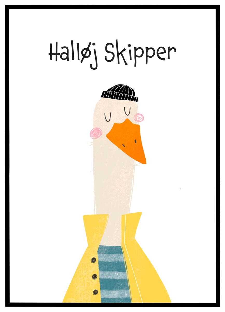 Plakat Halløj Skipper - Plakater