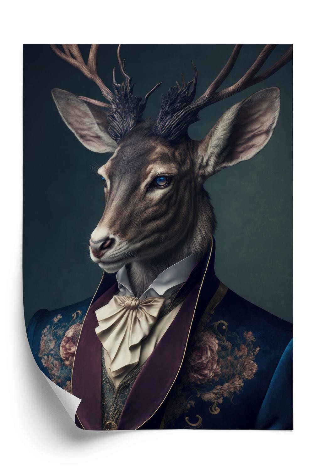 Plakat Hjorte Elegant Kostume - Doboxa Plakater