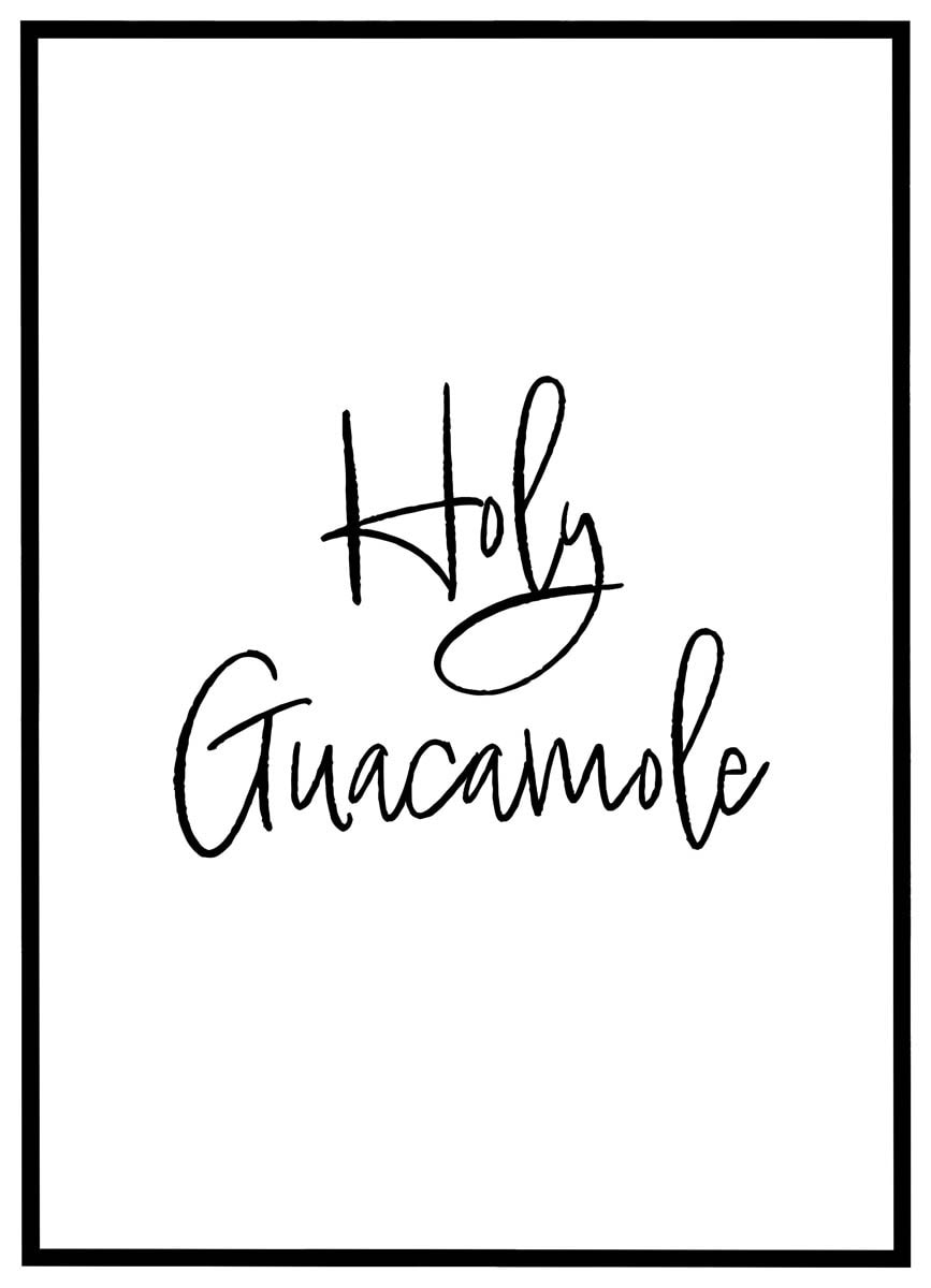Plakat Holy Guacamole - Plakater