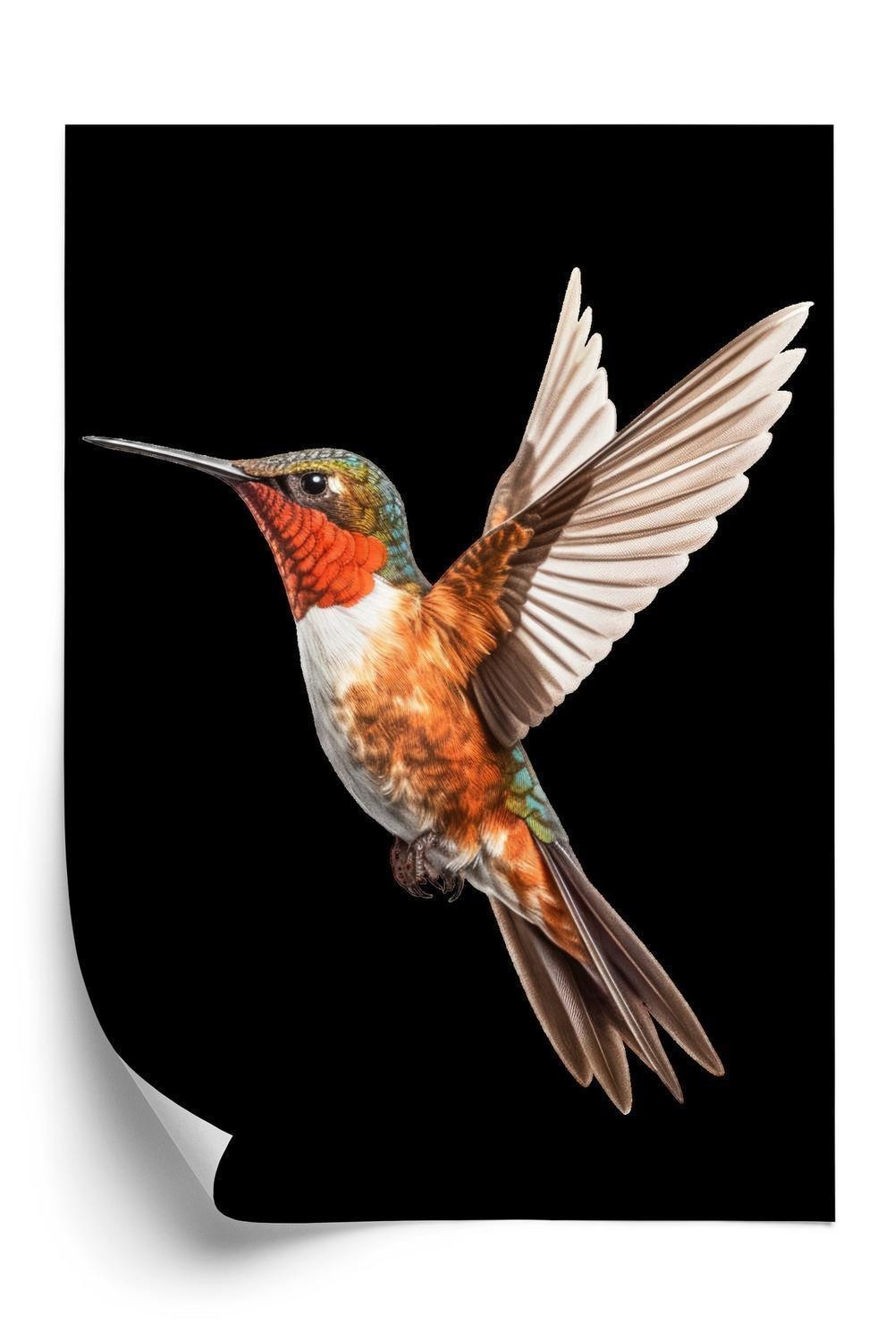 Plakat Hummingbird Flugt - Doboxa Plakater