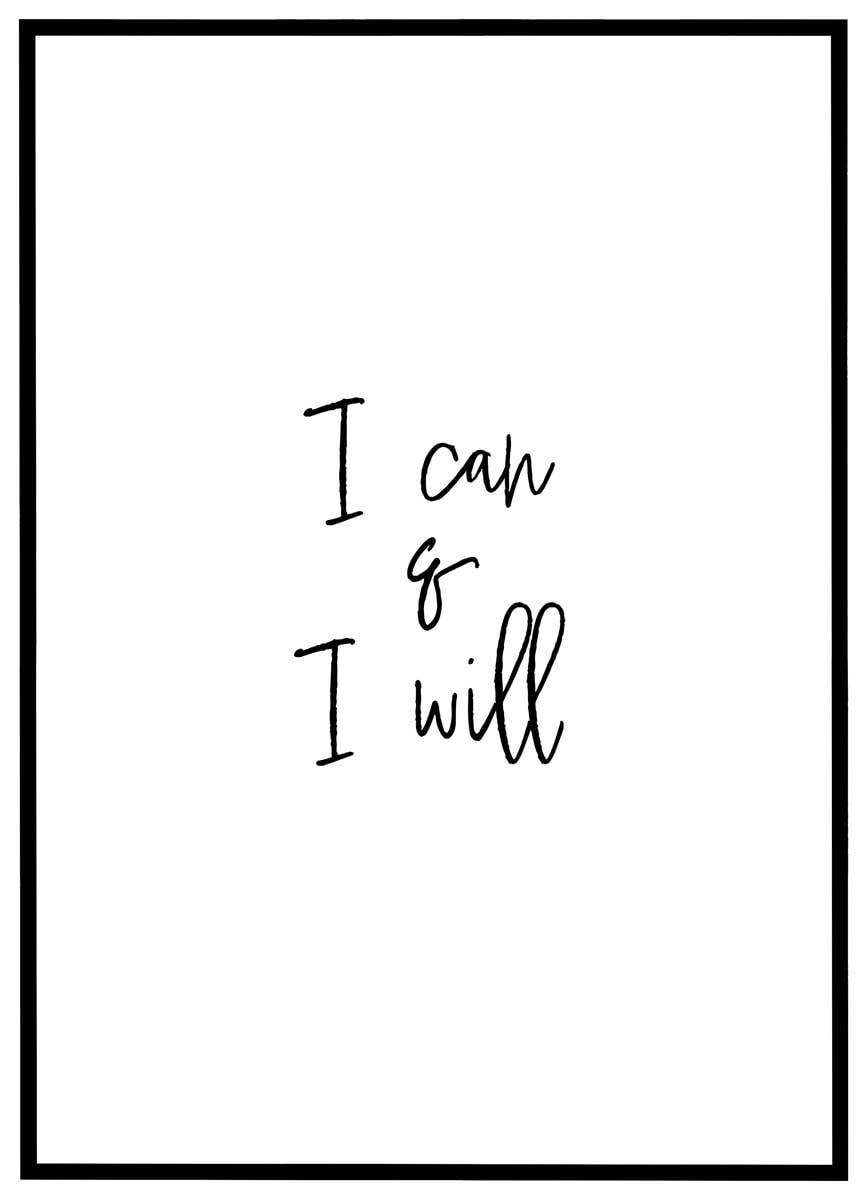 Plakat Can & Will - Plakater