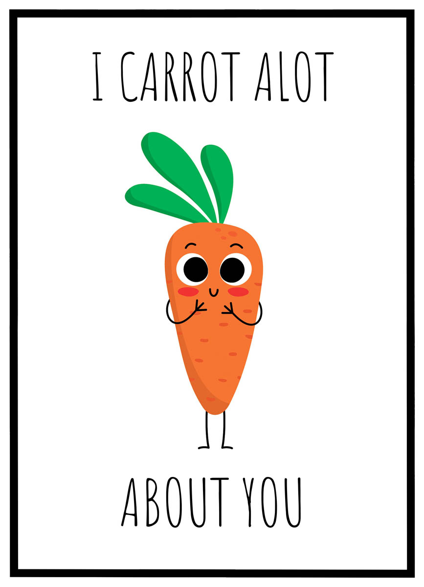 Plakat Carrot Alot About You - Plakater