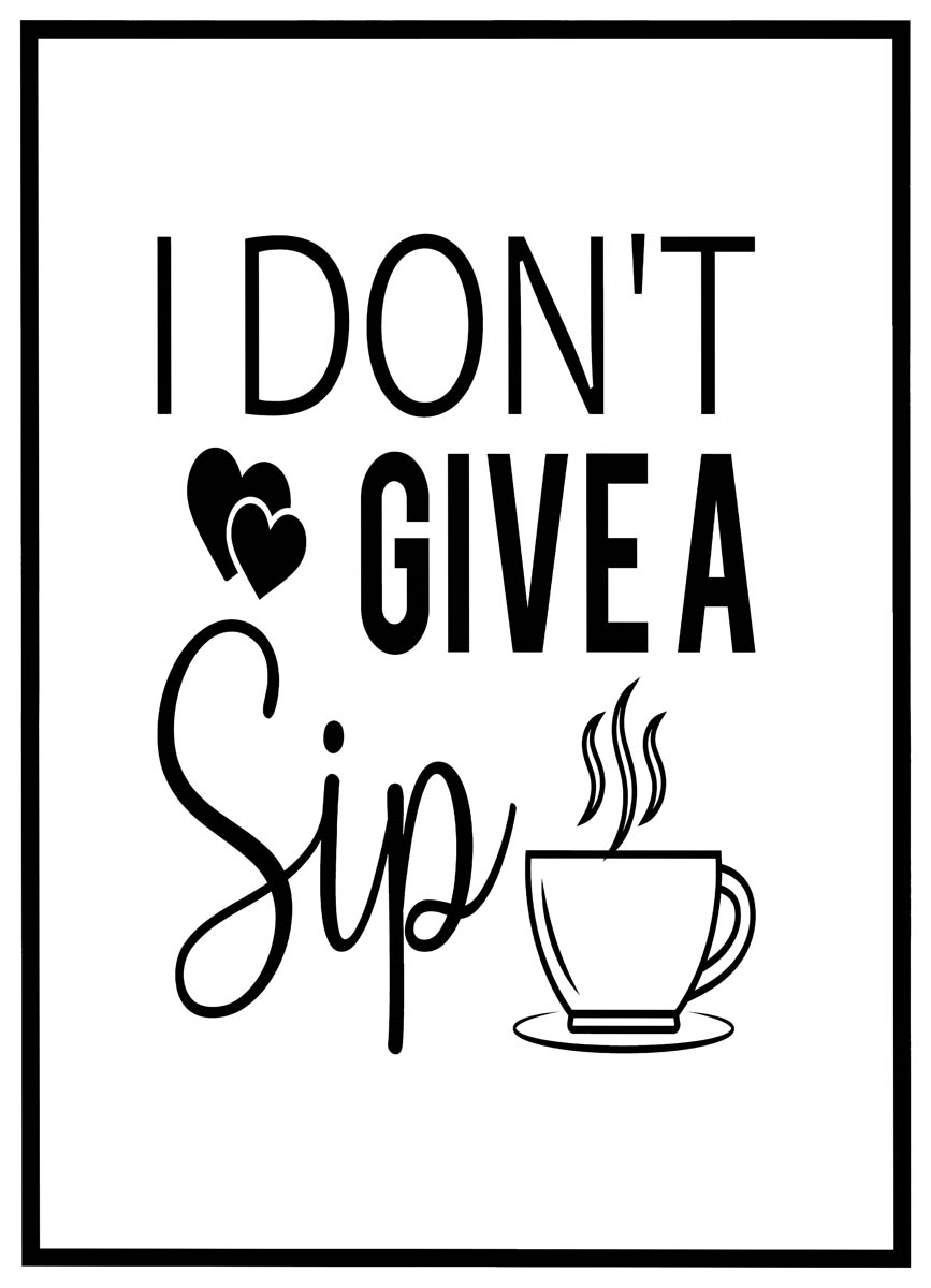Plakat Don Give Sip - Plakater
