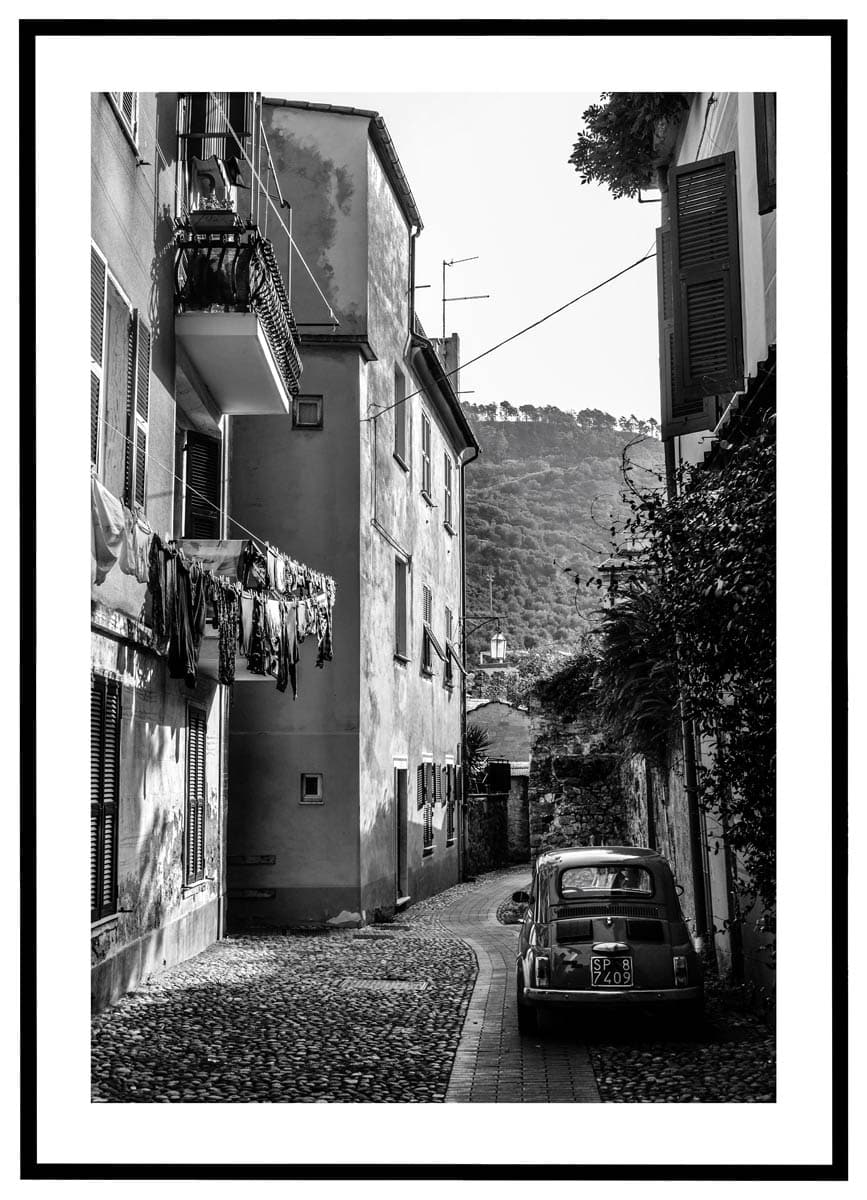 Plakat Italiensk Baggårdsidyl - Plakater