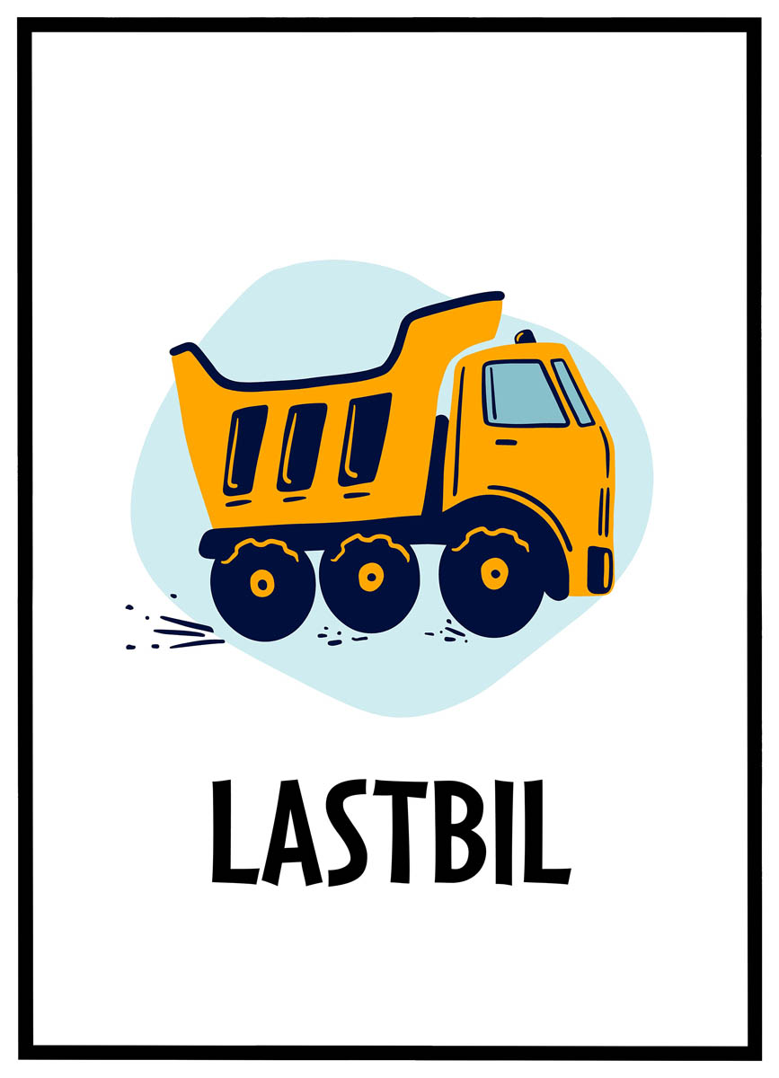 Plakat Lastbil - Plakater