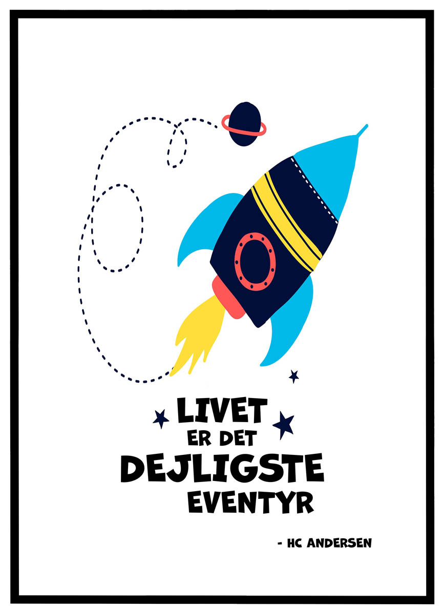 Plakat Livet Det Dejligste Eventyr - Plakater