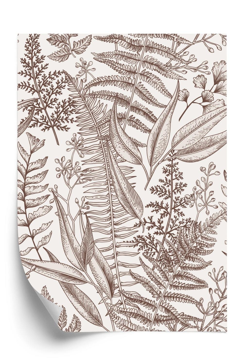 Plakat Markvegetation Vintage Stil - Doboxa Plakater