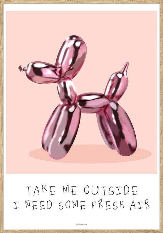 Ballonhund Plakat - Unikplakat.dk Plakater