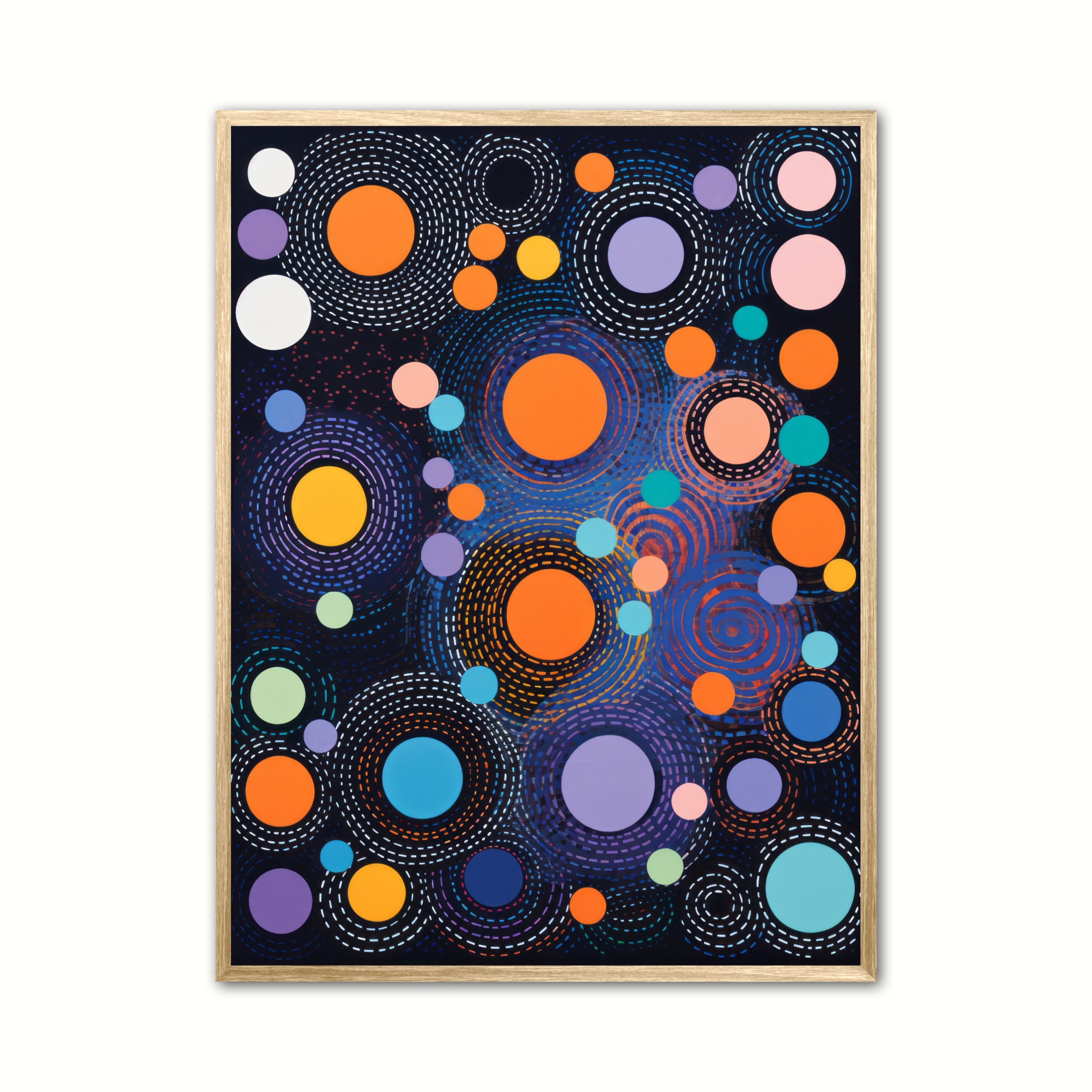 Numismatic Polka Galaxy Plakat - Ny Plakat Plakater