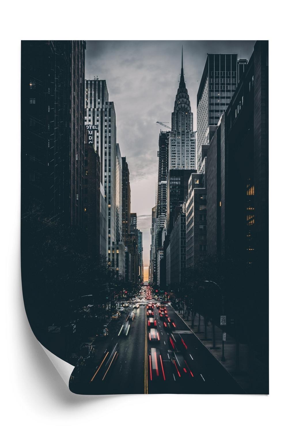 Plakat New York Street Arkitektur - Doboxa Plakater