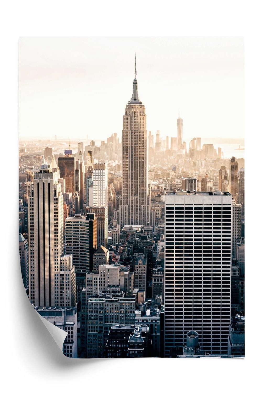 Plakat Nyc Udsigt Over Skyskrabere Morgenen - Doboxa Plakater