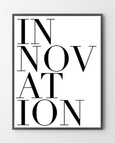 Plakat Poster Innovation 40x50 - Bylux Plakater
