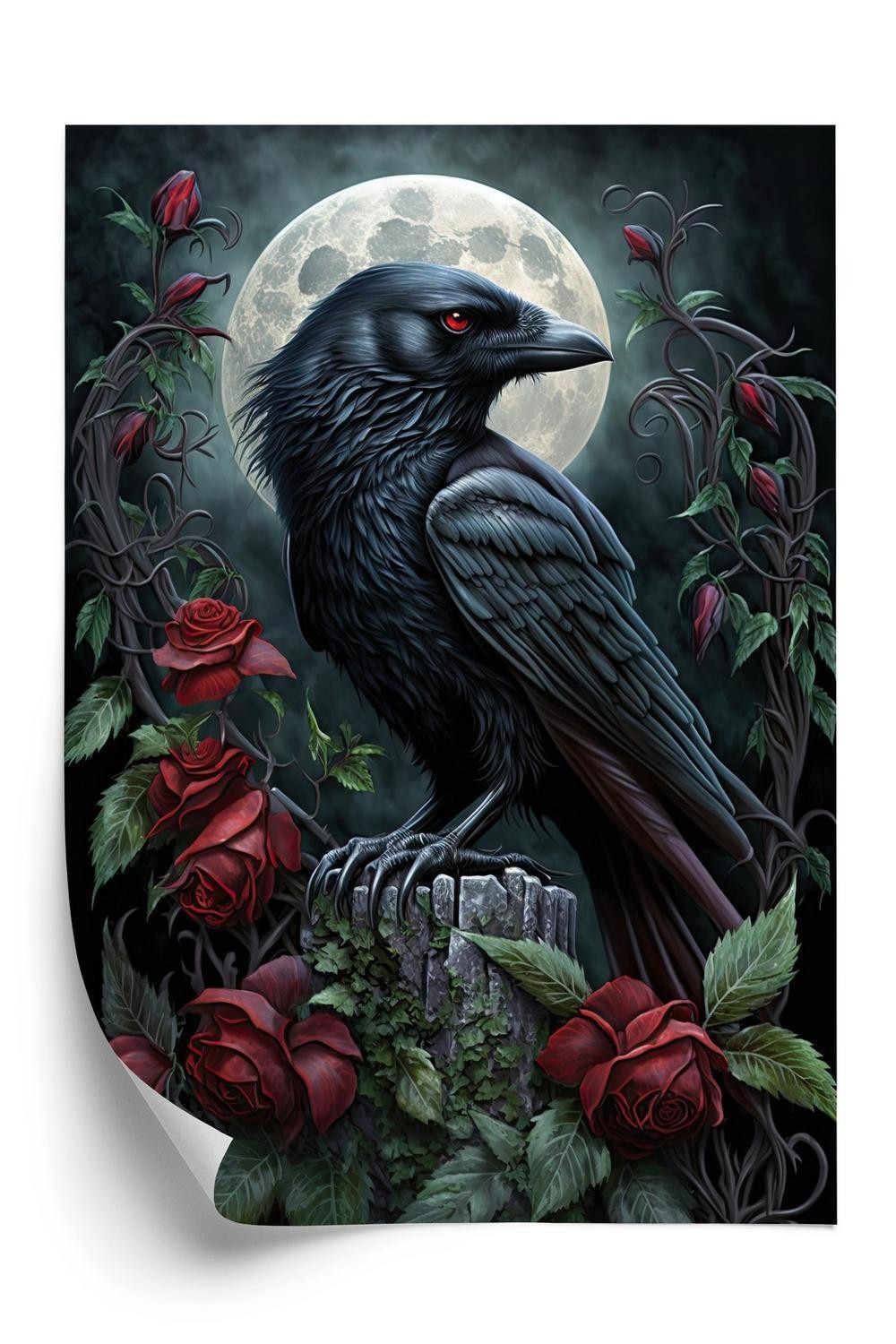 Plakat Ravn Nattehimlen - Doboxa Plakater