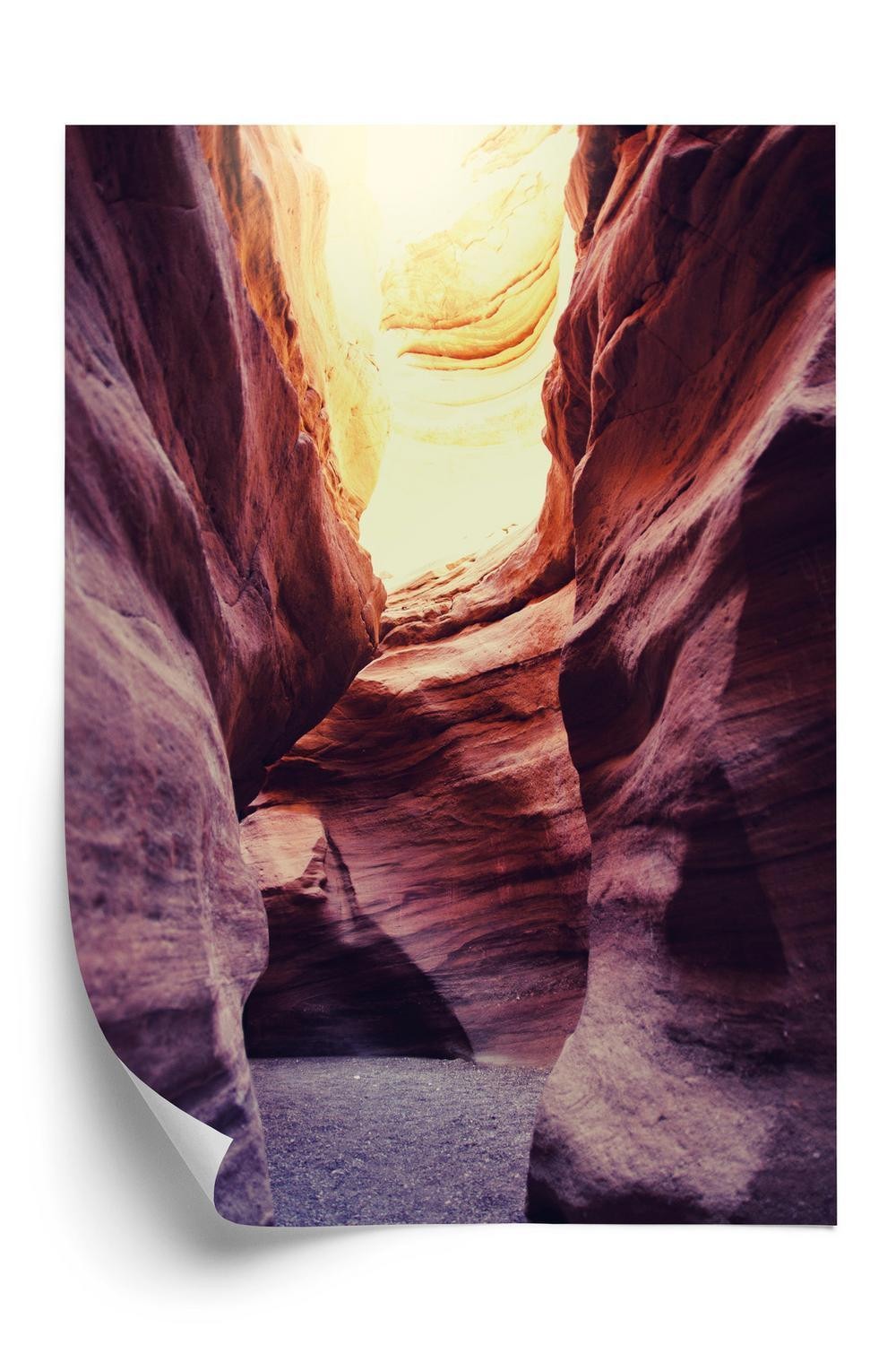 Plakat Red Canyon Med Solstråler - Doboxa Plakater