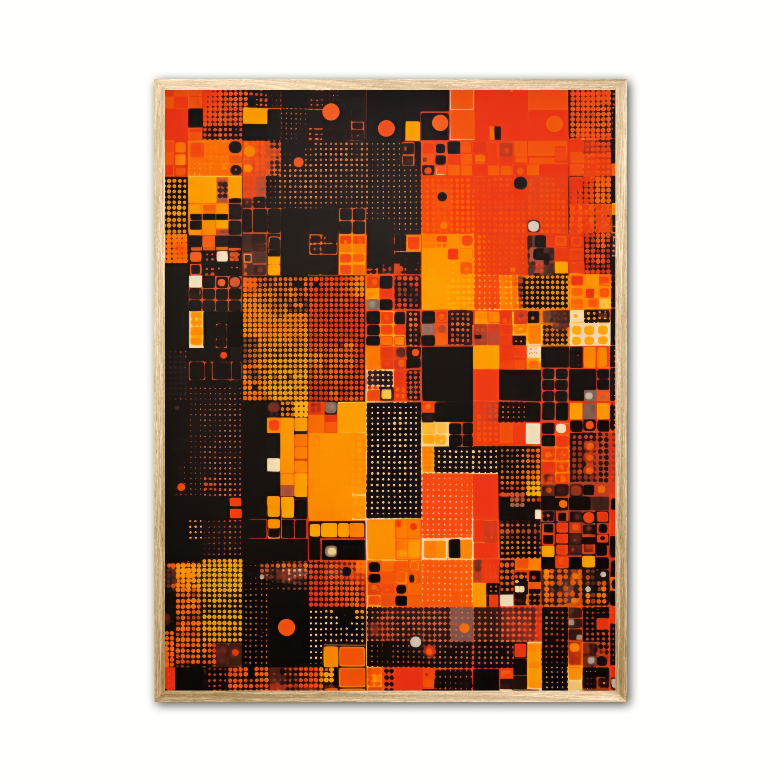 Retro Square Quilt Plakat - Ny Plakat Plakater