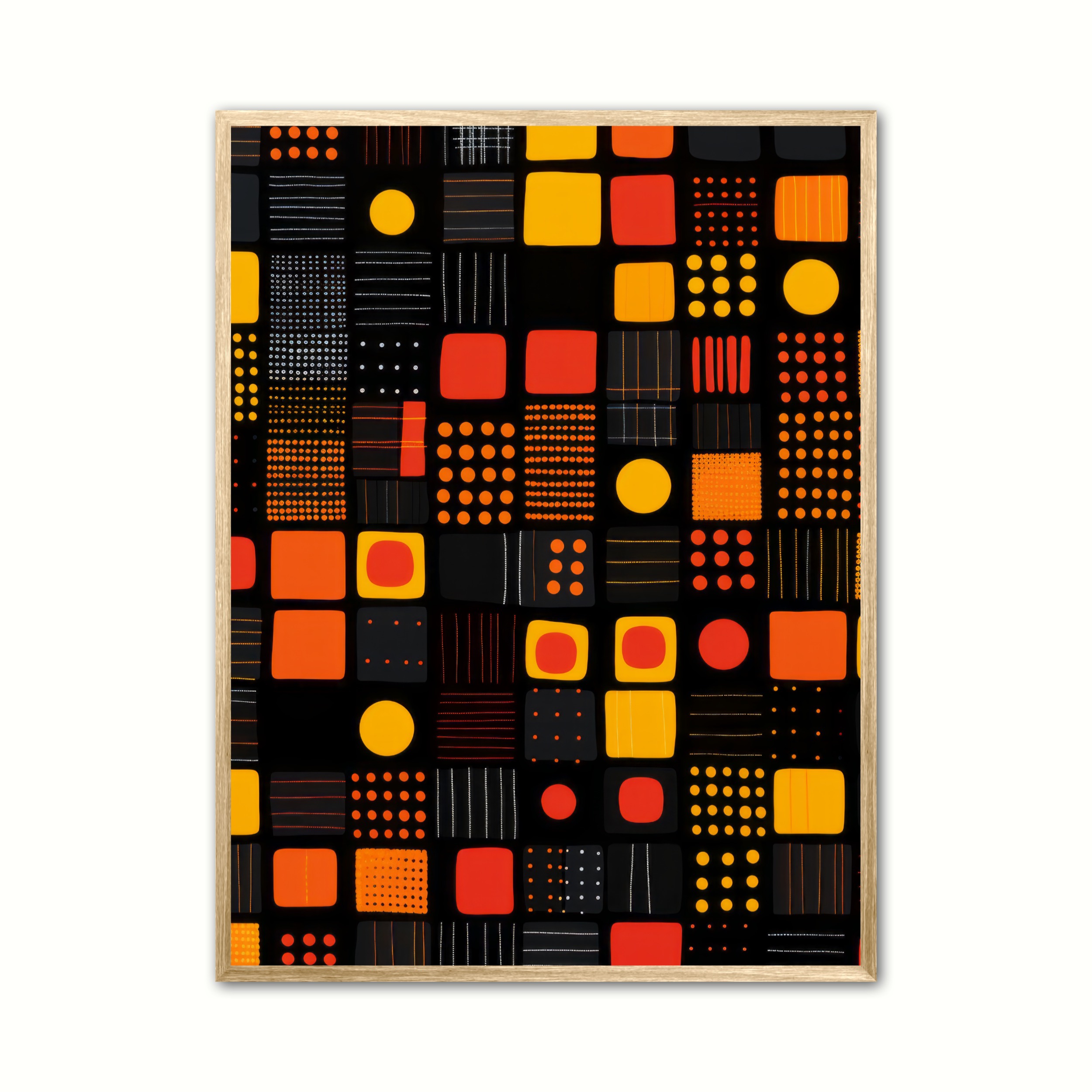 Retro Square Spectrum Plakat - Ny Plakat Plakater