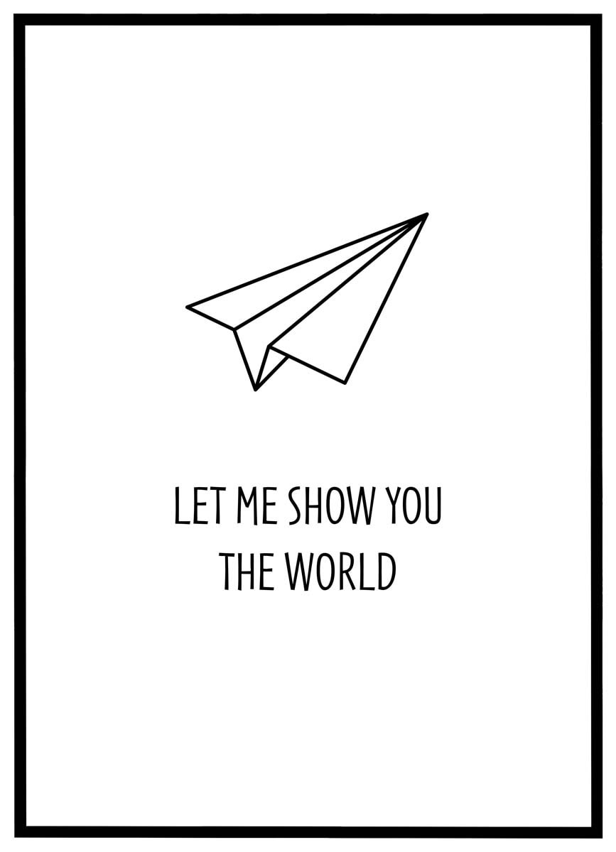 Plakat Let Show You The World - Plakater