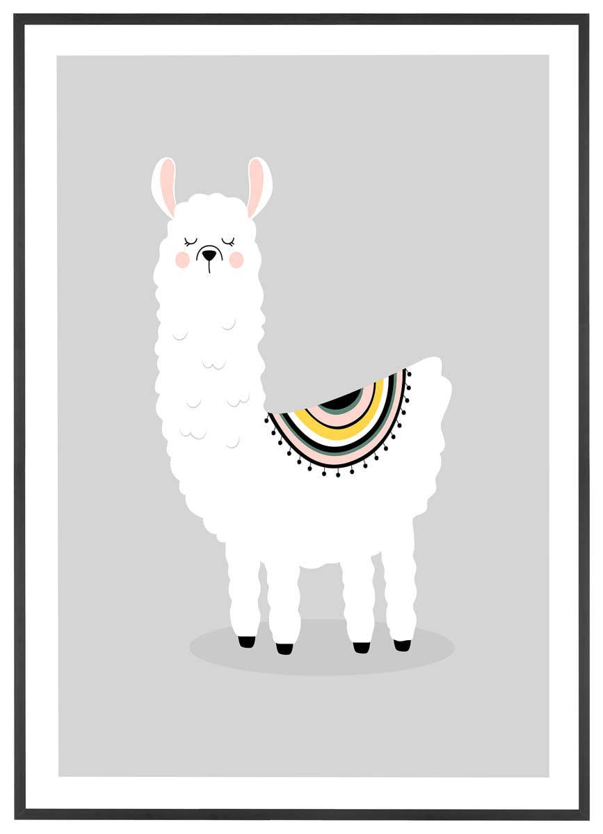 Plakat Sød Lama - Plakater