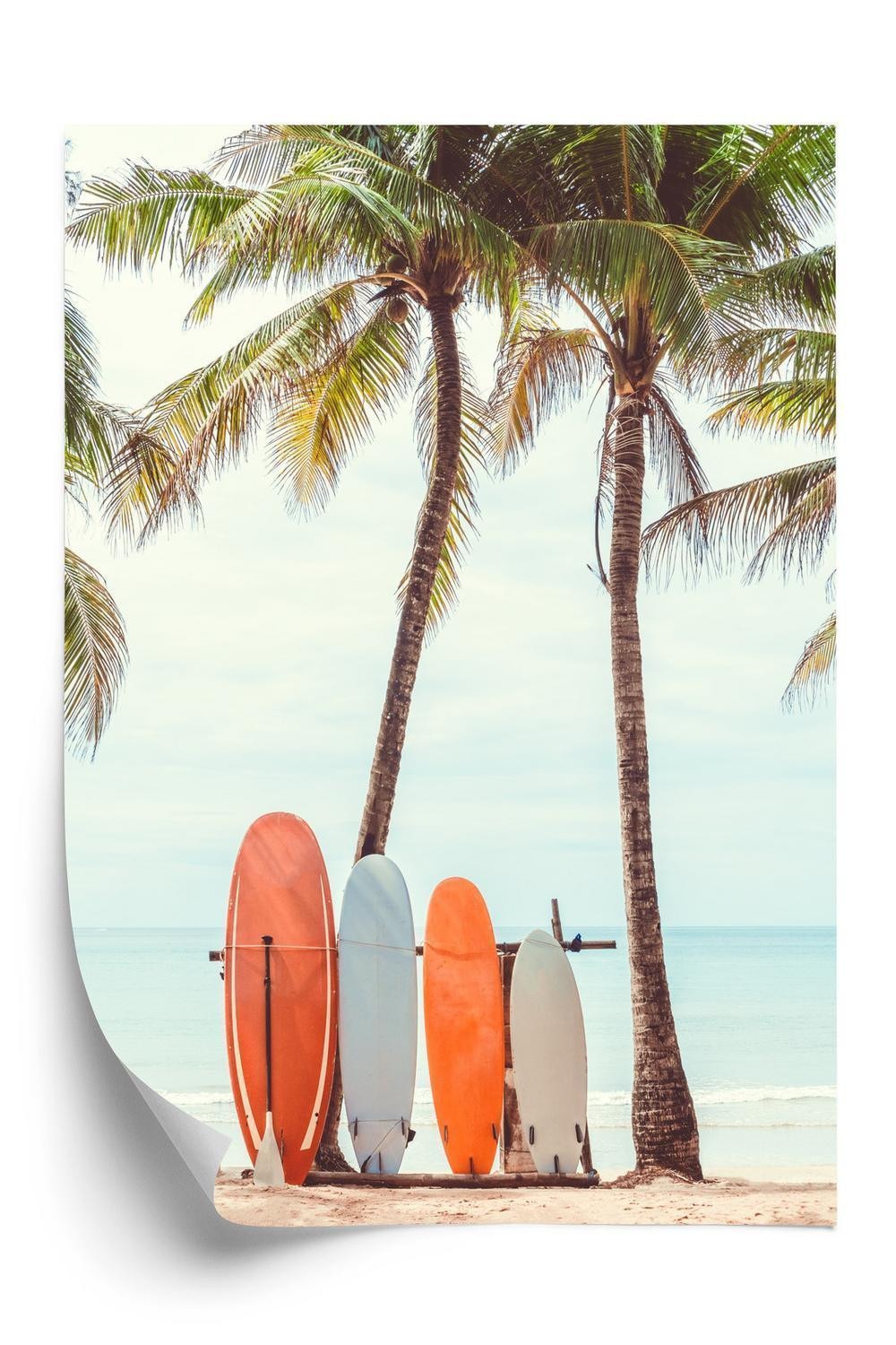 Plakat Surfing Palmer - Doboxa Plakater