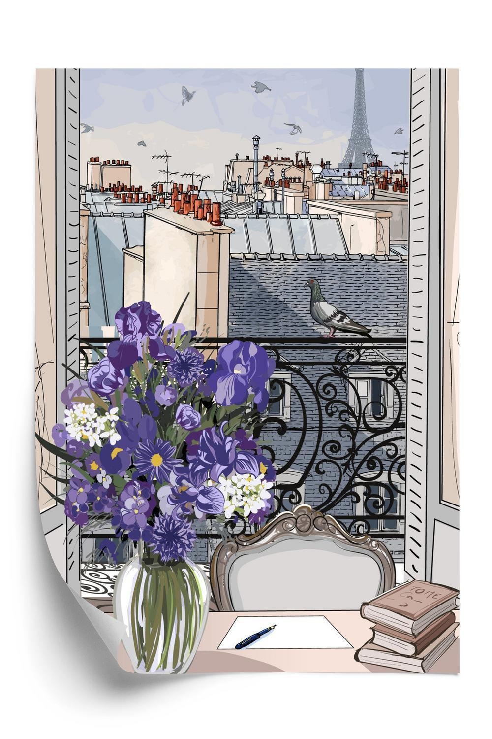 Plakat Tage Paris Tegning - Doboxa Plakater