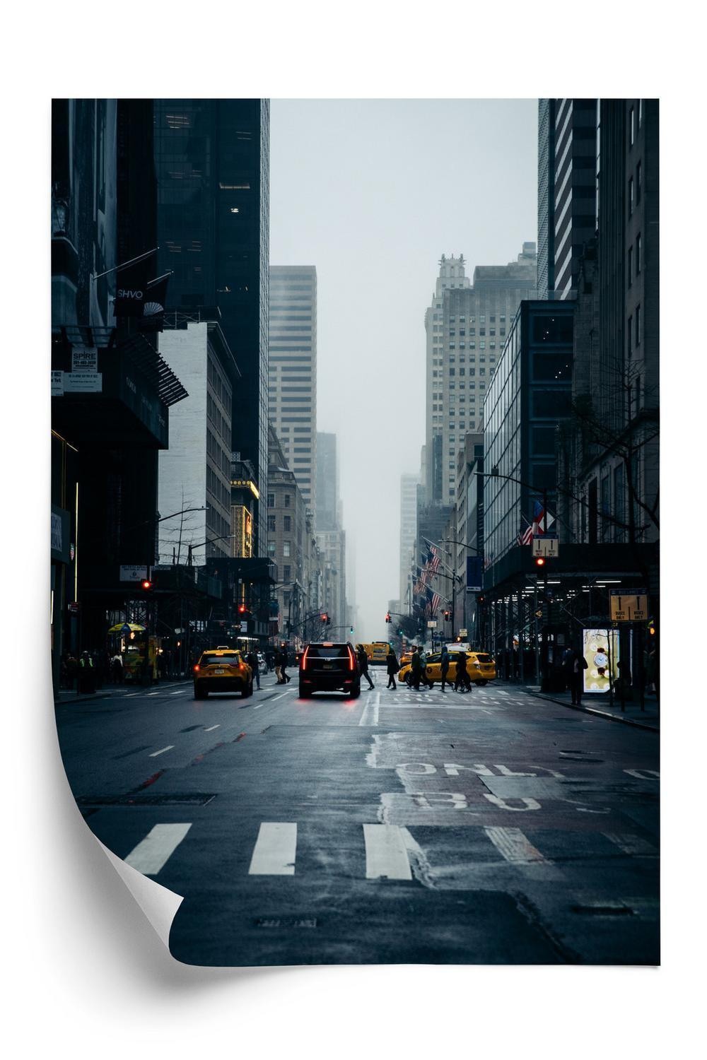 Plakat Tåget New York Morgenen - Doboxa Plakater