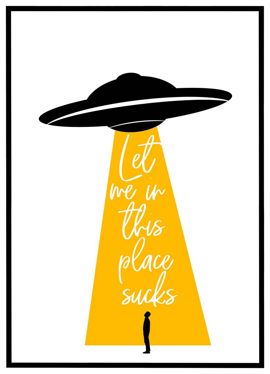 Plakat Let This Place Sucks - Plakater