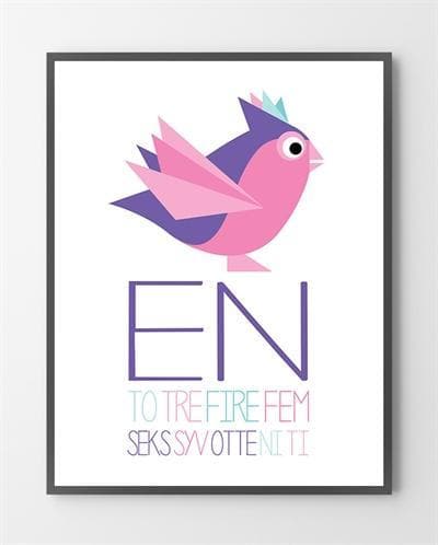Plakat Til Børneværelset 30x40 - Bylux Plakater