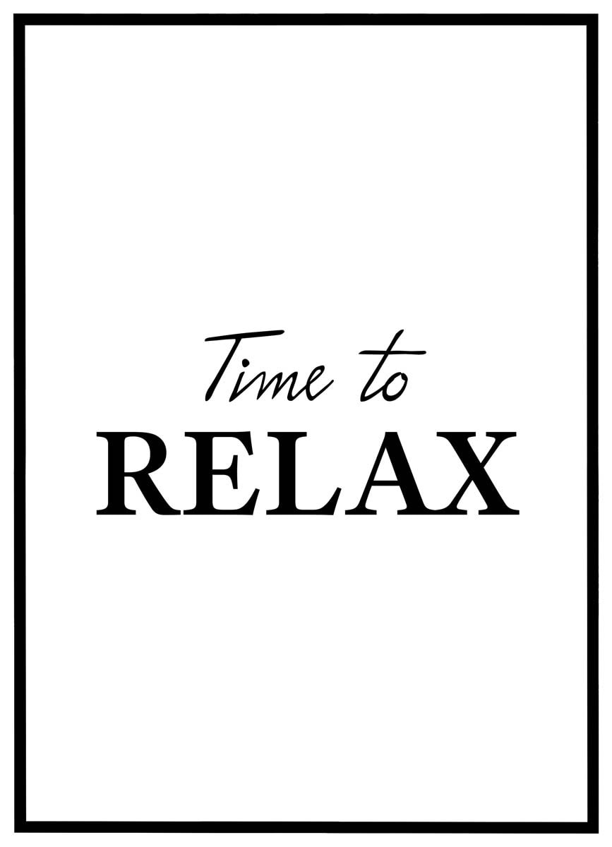 Plakat Time Relax - Plakater