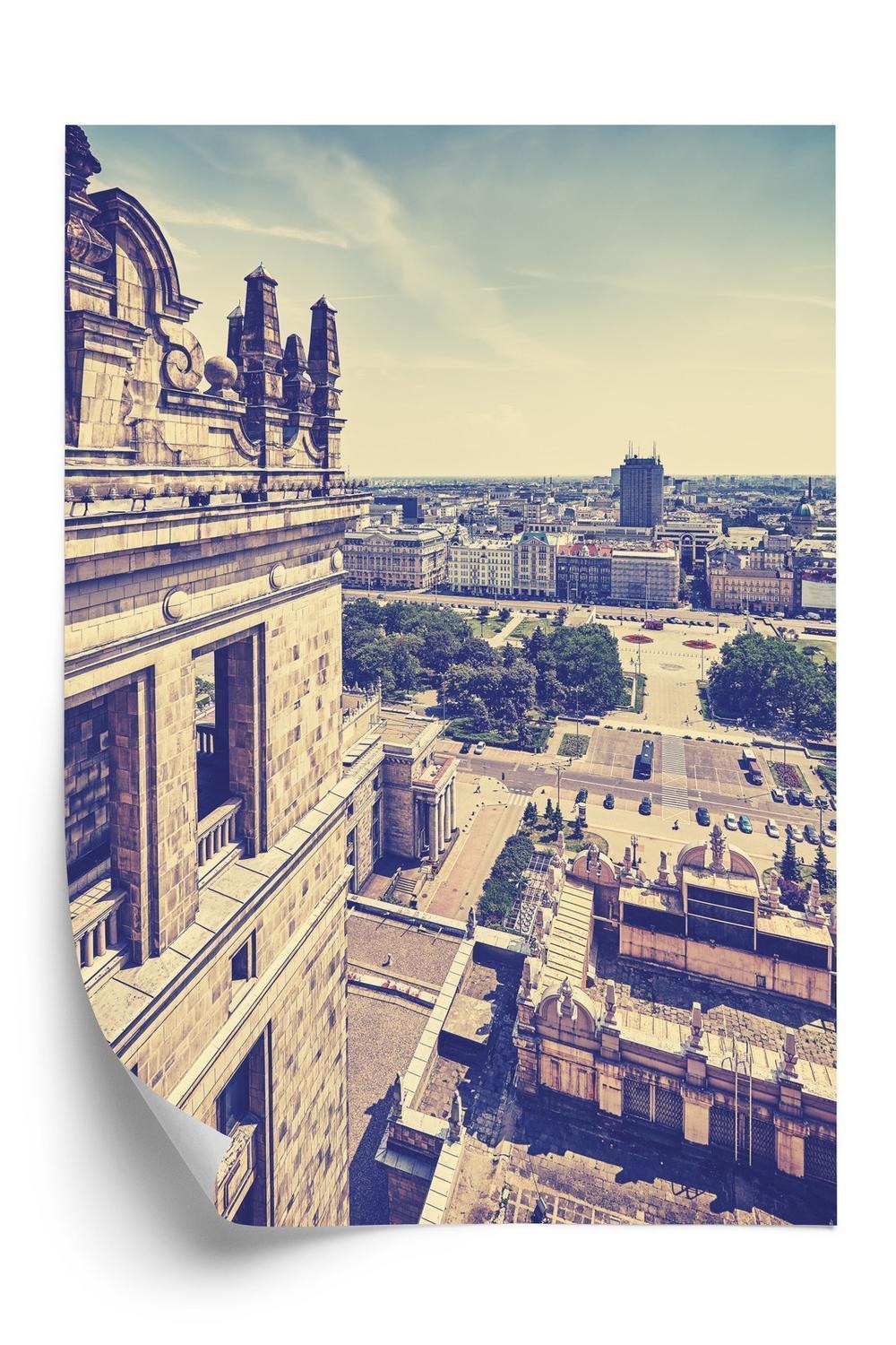 Plakat Warszawa Retrostil - Doboxa Plakater