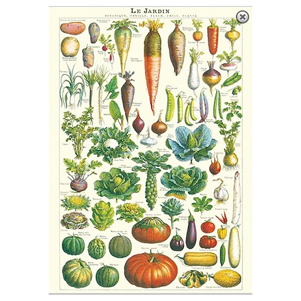 Plakat Jardin 50x70cm Cavallini - Cavallini Plakater