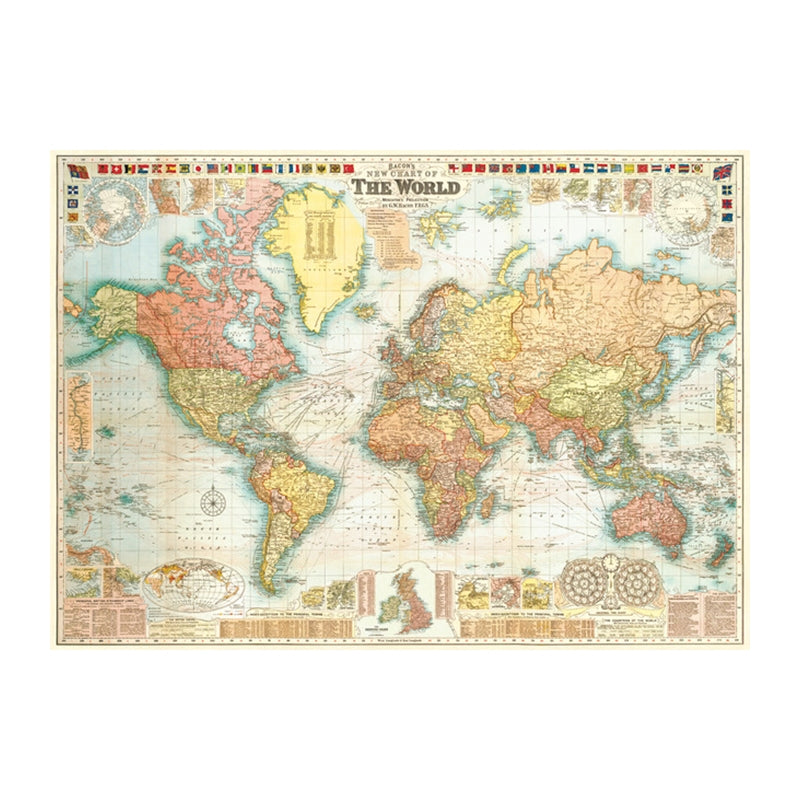 Plakat The World 50x70cm Cavallini - Cavallini Plakater