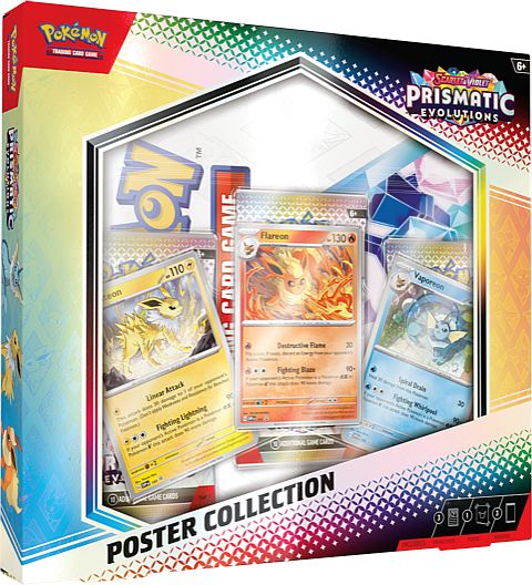 Pokemon Scarlet & Violet: Prismatic Evolutions Poster Collection Box Boosters Plakat - Plakater - 0196214105416