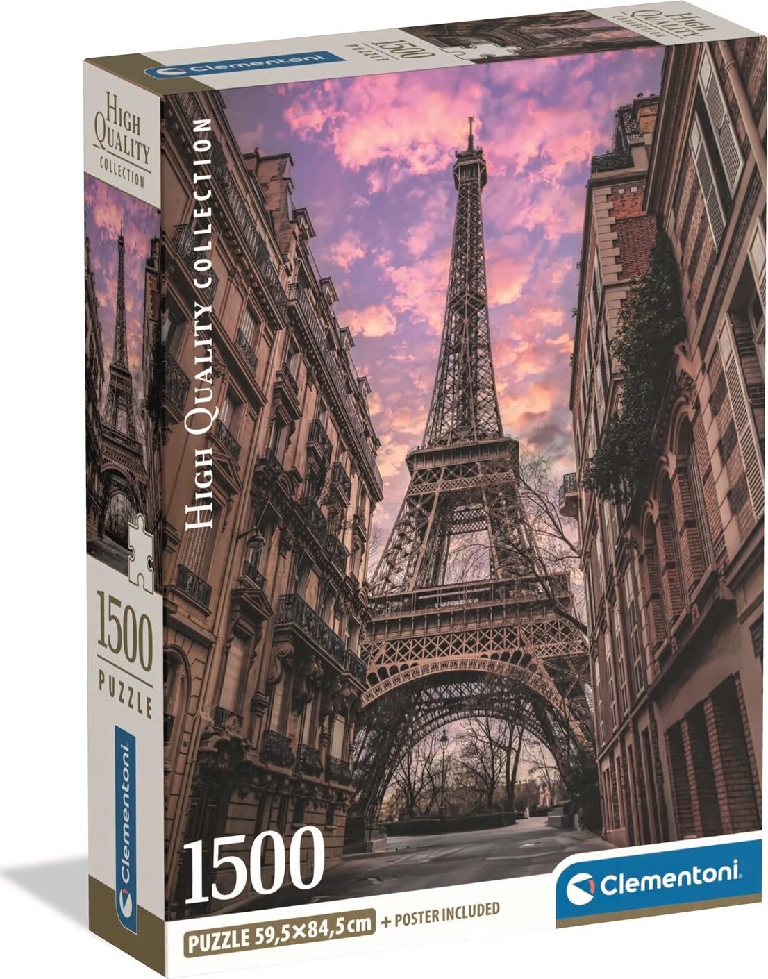 Clementoni Paris Vågner Puslespilplakat 1500 Brikker Hqc - Clementoni Plakater  - 8005125317554