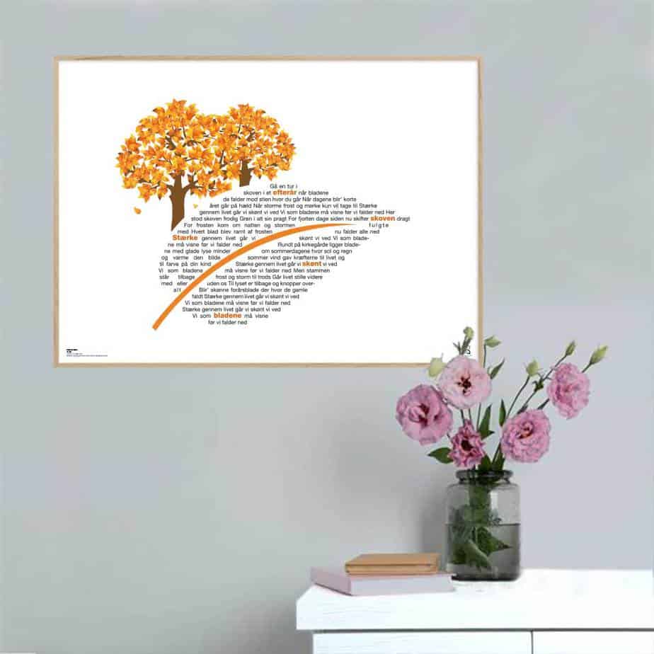Som Blad Tørfisk Plakat Vandret - Songshape Plakater