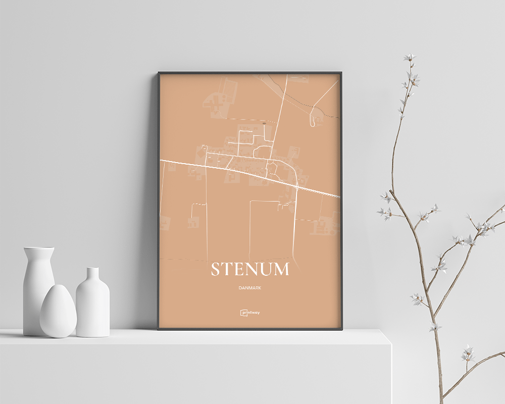 Guld Stenum Plakaten - Printway Plakater