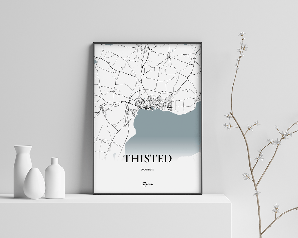 Hvid Thisted Plakaten - Printway Plakater