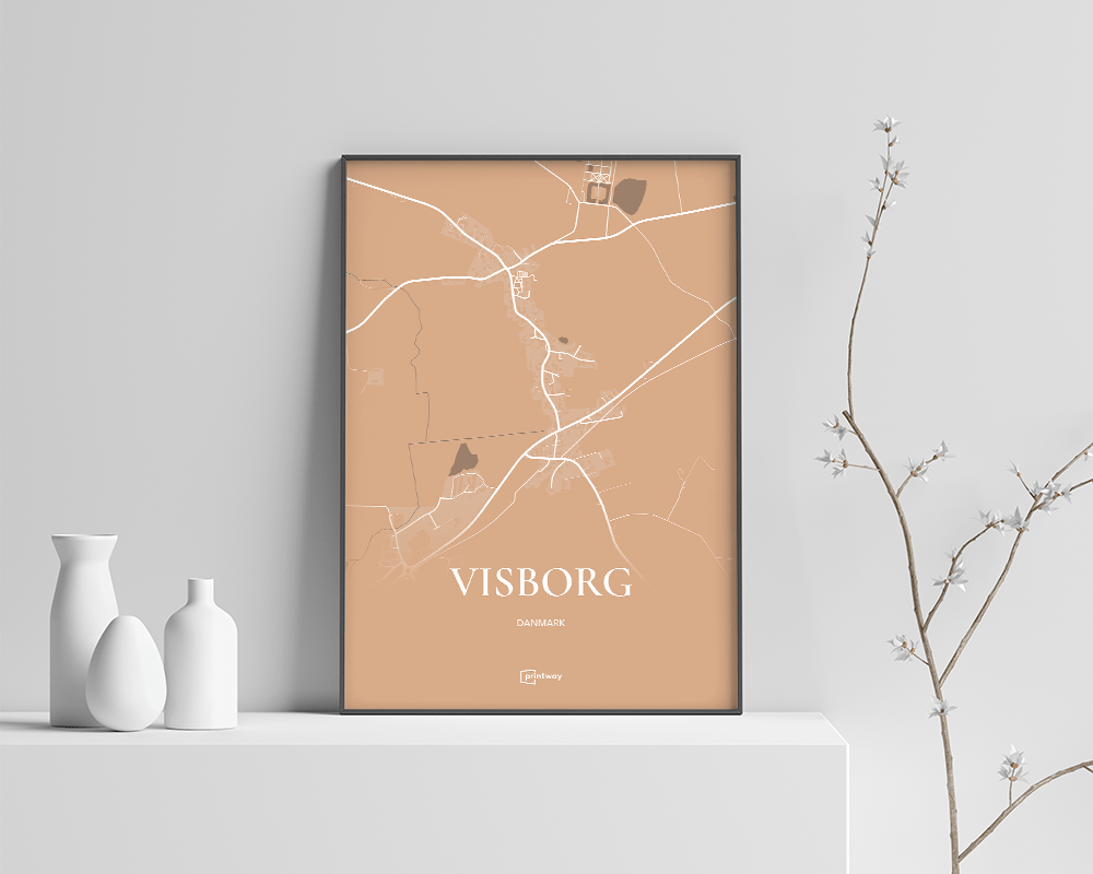 Guld Visborg Plakaten - Printway Plakater