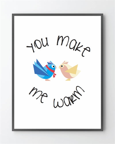 Plakat You Make 30x40 - Liseborg.dk Plakater